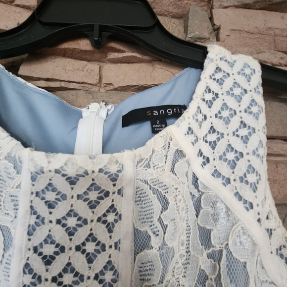 Sangria Overlay Lace Dress - Picture 6 of 6